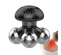 Back Massager - ABS PP 4x4.2in | Mushroom-Shaped Handheld Massage | Massager Hand, Portable Muscle Relaxation Tool, Device, Deep Tissue, Compact Body for Neck, Shoulders, Back, Legs, Home
