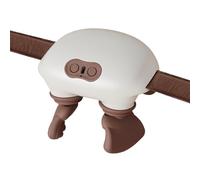 Back Massager for Shoulder and Neck, Bionic Hand Heated Neck Massager, 4D Shiatsu Neck Massager, Gift for Home Office Travel, Portable and Rechargeable (A)