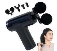 Back Massager | Hand Massager with 4 Massage Heads - Electric Handheld Portable Relaxer Device for Workout Fitness Training