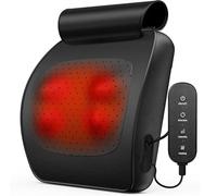 Back Massager, WERTYI Neck and Back Massager with Heat, Deep Tissue 3D Kneading Shiatsu Massage Pillow for Body, Shoulder, Foot and Leg, Mothers Day Gifts/Gifts for Women and Men - Remote Control