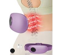 Back Massager with Heat-EMS Heat Pads for Back Pain Relief,Lower Back Massagers,Abdominal Belly Massager with 6 Massage Modes,16 Intensity 3 Heating Levels,Wireless Maia Belt Gifts for Men and Women