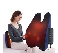 Back Massager with Heat, Neck and Back Shiatsu Massager for Pain Relief, Deep Tissue 3D Kneading Massage Pillow for Lower Back, Shoulder, Legs, Relaxation