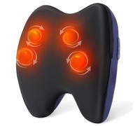 Back Massager with Heat, Shiatsu Neck Massage Pillow, 3D Deep Tissue Kneading Massager for Neck, Back, Shoulder, Leg, Pain Relief