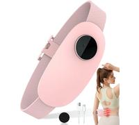 Back Massagers for Pain with Heat-Heat Pads for Back Pain Relief,Lower Back Massager Waist and Abdomen Belt with 6 Modes&16 Levels,Portable EMS Massager for Deep Tissue,Valentines Gifts for Him Her
