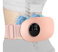 Back Massagers for Pain with Heat,Heat Pads for Pain Relief,Portable Heated Lower Back Massager with 3 Heating Levels for Knots,Maia Cordless USB Rechargeable Muscular Back Pain Relief Products Pink