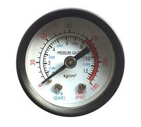 Back Mount Pressure Gauge 0-180 psi/kPa- Dual Scale Pressure Guage 0-12Bar