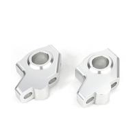 Back Move Mount Adapter For FZ1 For FZS1000 For FZS 1000 For Fazer 2001-2015 22mm 7/8" Motorcycle Offset Handle Bar Mounting Risers Extend Moved(Gloss Silver)
