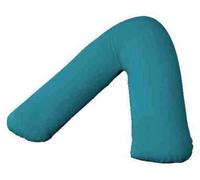 Back & Neck Support Polycotton V Shaped Orthopedic/Pregnancy/Nursing Pillowcase Available in 28 Beautiful Colors (Teal)