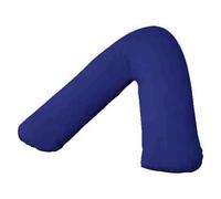 Back & Neck Support Polycotton V Shaped Orthopedic/Pregnancy/Nursing Pillowcase Available in 28 Beautiful Colors (Royal Blue)