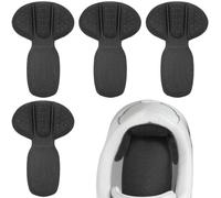 Back of Heel Cushion Pads, 4Pcs Mesh Adhesive Heel Grips Inserts for Boots, Loose Shoes Too Big, Reusable Heel Guards Liners for Women Men, Anti Blister Shoe Liners Heel Protectors