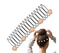 Back of the Head, Hair Comb Clip for Stretchy Flyaway Hairstyle Fixer Headband, Fashion Styling Hair Comb Supplies for Sports, Daily Commuting, Travel, Beach