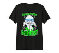 Back Off Man I'm A Scientist Panda Bear STEM Science Geek Premium T-Shirt