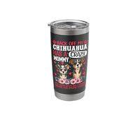 Back Off My Chihuahua Has A Crazy Mommy Stainless Steel Insulated Tumbler