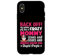 Back Off My Guinea Pig Has A Crazy Mommy - Guinea Pig Case for iPhone X/XS
