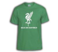 Back On Our Perch 20 Times Liverpool Tshirt | LFC | YNWA | Slot (UK, Alpha, M, Regular, Regular, Green)