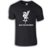 Back On Our Perch 20 Times Liverpool Tshirt | LFC | YNWA | Slot (UK, Alpha, XL, Regular, Regular, Black)