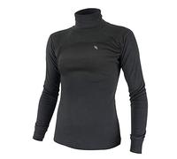 Back on Track Womens Polo Neck Sweatshirt Black black Size:L