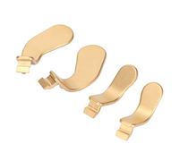 Back Paddles for Xbox One Elite Series 2 Controller, 4pcs Stainless Steel Paddles for Xbox One Elite Controller Series 2 Model 1797 Replacement Controller Parts Video Games Accessories Kits (Gold)