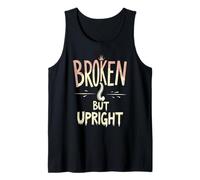 Back Pain Warrior Spinal Strength Chronic Pain Overcomer Tank Top