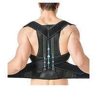 Back Posture Corrector for Women and Men,Dual Adjustable Straps and Breathable Mesh Panels for Back Pain and Stress Relief (Size : Medium)