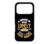 Back print A house is never lonely where a loving dog waits Case for iPhone 17 Pro