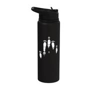 Back Print Don't Allow Your Wounds to Turn You into Someone Stainless Steel Insulated Water Bottle
