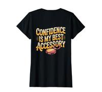 Back Print Funny Motivational Confidence is My Accessory T-Shirt