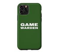 BACK PRINT Game Warden Uniform On Duty Conservation Officer Case for iPhone 11 Pro