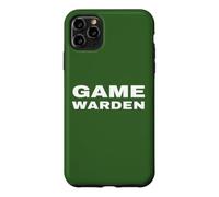 BACK PRINT Game Warden Uniform On Duty Conservation Officer Case for iPhone 11 Pro Max