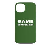 BACK PRINT Game Warden Uniform On Duty Conservation Officer Case for iPhone 13