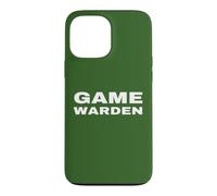 BACK PRINT Game Warden Uniform On Duty Conservation Officer Case for iPhone 13 Pro Max