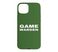 BACK PRINT Game Warden Uniform On Duty Conservation Officer Case for iPhone 15 Plus
