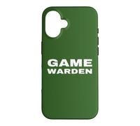 BACK PRINT Game Warden Uniform On Duty Conservation Officer Case for iPhone 16