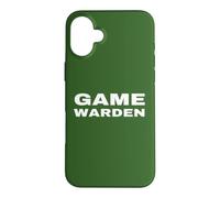 BACK PRINT Game Warden Uniform On Duty Conservation Officer Case for iPhone 16 Plus