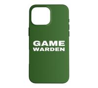 BACK PRINT Game Warden Uniform On Duty Conservation Officer Case for iPhone 16 Pro Max