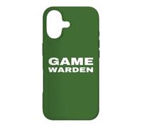 BACK PRINT Game Warden Uniform On Duty Conservation Officer Case for iPhone 17