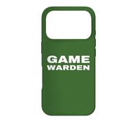 BACK PRINT Game Warden Uniform On Duty Conservation Officer Case for iPhone 17 Pro