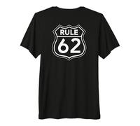 Back Print Rule 62 Alcoholics AA Anonymous Living Sobriety Premium T-Shirt