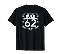 Back Print Rule 62 Alcoholics AA Anonymous Living Sobriety T-Shirt