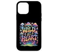Back Print - Stay Wild Mushroom Nature Adventure Hippie Boho Case for iPhone 12 mini