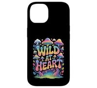 Back Print - Stay Wild Mushroom Nature Adventure Hippie Boho Case for iPhone 14
