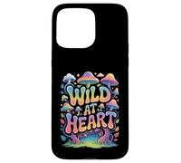 Back Print - Stay Wild Mushroom Nature Adventure Hippie Boho Case for iPhone 15 Pro Max