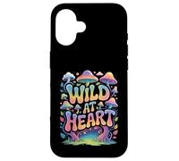 Back Print - Stay Wild Mushroom Nature Adventure Hippie Boho Case for iPhone 16
