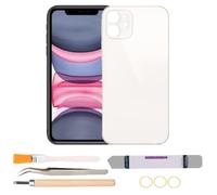 Back Rear Glass Cover Replacement Compatible with iPhone 11 6.1 inches with Repair Tool Kits