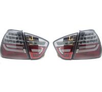 Back Rear Tail Lights For BMW E90 Saloon 05-08 Black Smoked LED Lightbar