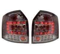 Back Rear Tail Lights Lamps LED Smoke For Audi A4 B6 Avant 2001-2004
