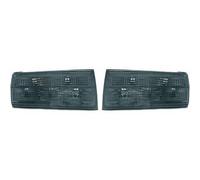 Back Rear Tail Lights Pair Set Black for BMW 3 Series E30 87-90