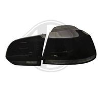 Back Rear Tail Lights Pair Set Black For VW Golf VI Hatchback 08-12