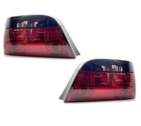 Back Rear Tail Lights Pair Set Brilliant Red smoked For BMW 7 Series E38 94-98