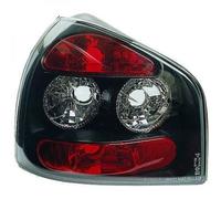 Back Rear Tail Lights Pair Set Clear Black For Audi A3 96-03